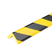 Varovný a ochranný profil 8, černá / žlutá, 4,5 cm × 500 cm